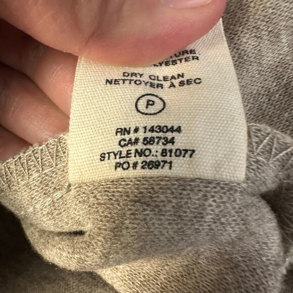 Avec Les Filles Women’s Relaxed Zip Front Jacket Cream Size L Felted Winter - Picture 11 of 11